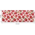 thumbnail image 7 of Red Strawberry Plants Fruit Pink Pattern Kitchen Rug Mat,Kitchen Runner Rugs Non Skid Washable,Decorative Kitchen Floor Mats for Kitchen,Sink,Laundry,17"x47.2", 7 of 7