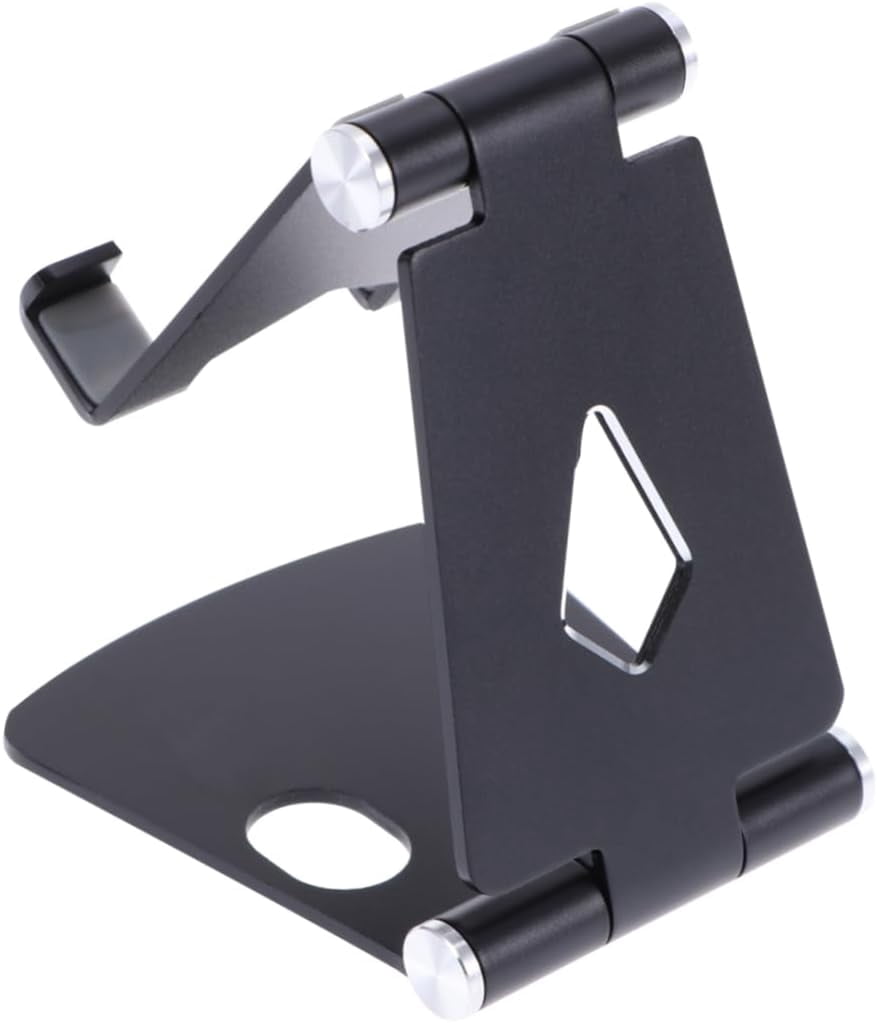 EcoNesxp Classic and practical desktop stand mobile phone stand mobile phone stand lazy double folding stand mobile phone stand black high-end atmosphere light and easy to carry unique design