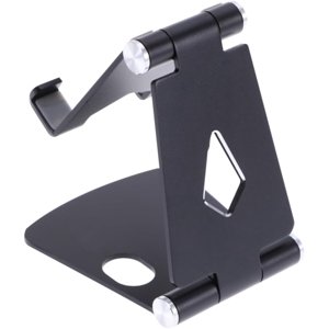EcoNesxp Classic and practical desktop stand mobile phone stand mobile phone stand lazy double folding stand mobile phone stand black high-end atmosphere light and easy to carry unique design