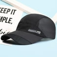 thumbnail image 3 of Mightlink Men Baseball Hat Hollow Out Lightweight Mesh Sun Protection Summer Hat for Running, 3 of 7