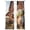 Brown1, variant on Farm Panda Sheer Curtains 54 Inch Length 2 Panels for Living Room, Farmhouse Barn Funny Animals Butterfly Voile Kitchen Curtain Set, Luxury Privacy Drapes Window Treatment for Bedroom