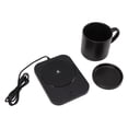 thumbnail image 2 of 55℃ Mug Warmer USB Powered Milk Cup Warmer with 3 Temperature Settings for Home and Office Desk Use Black, 2 of 10