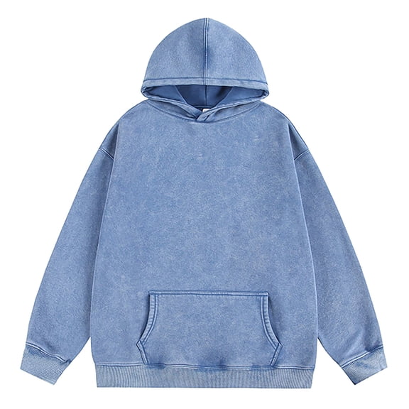 zfwon Mens Cotton Hoodies Oversized Fleece Long Sleeve Drawstring Hooded Sweatshirts with Pocket Lightweight Soft Comfy Pullover Casual Loose Daily Wear Jumpers