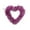 35# (Purple), variant on Valentine’s Day Heart-Shaped Wreath – Red Garland Hanging Decoration with Xoxo Accent, Shiny Metallic Love Heart Door and Wall Decor for Home, Party, Wedding, and Classroom (Xoxo Dwarf Heart Wreath)