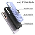 thumbnail image 5 of CoverON For Samsung Galaxy S22 Plus Case, KickStand Ring Credit Card slot Rugged Phone Cover Magnetic holder, Lavender, 5 of 10