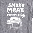 thumbnail image 3 of Instant Message - Smoke Meat Every Day - Men's Short Sleeve Graphic T-Shirt, 3 of 6