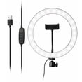 thumbnail image 5 of Professional Desktop Ring Light, Dimmable Desk Makeup Led For Beauty & Skin Rejuvenation Delivery, Universal Phone Holder Compatible With Most Smartphones, 10 Inch Tabletop Ring, 5 of 5