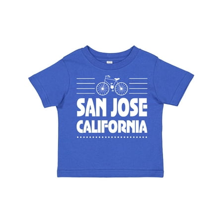 

Inktastic San Jose California Biking Gift Toddler Boy or Toddler Girl T-Shirt