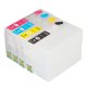 thumbnail image 1 of Cartucho de inyección de tinta, 4 cartuchos de tinta, 4 cajas de impresora de inyección de tinta, accesorios de impresora, durabilidad mejorada VoborMX herramienta, 1 of 8
