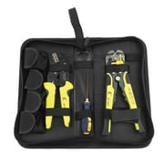 4 In 1 Multi Tool Kit Wire Ratchet Crimpers Engineering Ratchet Terminal Crimping Plier Crimper With Storage Bag