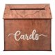 thumbnail image 2 of Wedding Card Box: Rustic Wooden Storage Box With Slot For Cards & Envelopes - Diy Keepsake Holder For Reception Birthday Graduation Party, 2 of 3