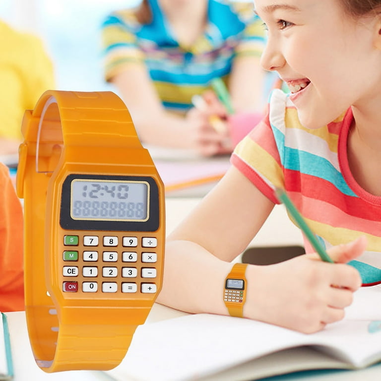 Kids store calculator watch