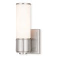 thumbnail image 1 of Livex Lighting Weston 1 Light ADA Wall Sconce Brushed Nickel Bath Vanity, 1 of 2