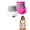 White+Hot Pink, variant on LILIYA Women's Shapewear Shorts 2-Pack High Waist Tummy Control Plus Size Briefs Body Shaper Thigh Seamless Panties
