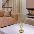 thumbnail image 3 of YIEMEEN Traditional Jewish Menorah 7 Branch Jerusalem Temple Candle Holder Decoration, 3 of 8