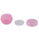 thumbnail image 2 of Contenedor de crema portátil de plástico para viajes, organizador de botellas de cosméticos, rosa, 25 ml, 2 piezas, 2 of 3