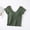 Green, variant on Womens Sleepwear Fashion Solid Color Lightweight Pajama Tops Casual Collared Short Sleeve Sleepwear Womens Summer Pajamas