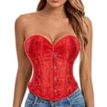 thumbnail image 1 of PEASKJP Shorty Gainant pour Femmes, String Sculptant Sans Couture, Rouge 2TG, 1 of 3