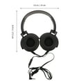 thumbnail image 4 of 1pc Portable Wired Headset Noise Reduction Headphone Computer Laptop Headset, 4 of 6