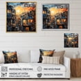 thumbnail image 4 of Designart "Dreamlike Metropolis VII" Abstract Realism Floater Framed Canvas Print, 4 of 7