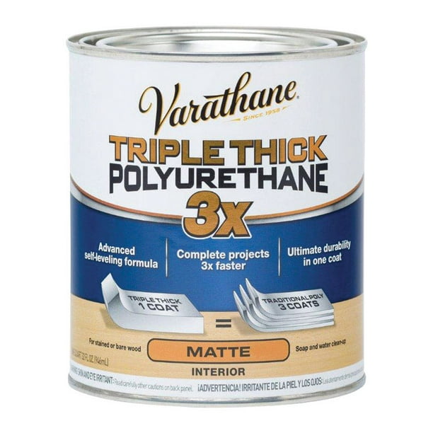 Varathane Matte Clear WaterBased Polyurethane 1 qt.