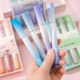 thumbnail image 4 of Rotulador de color oblicuo con protección para los ojos y degradado para estudiantes, con caja para cuentas de mano, marcador de color de alto valor, 4 of 4