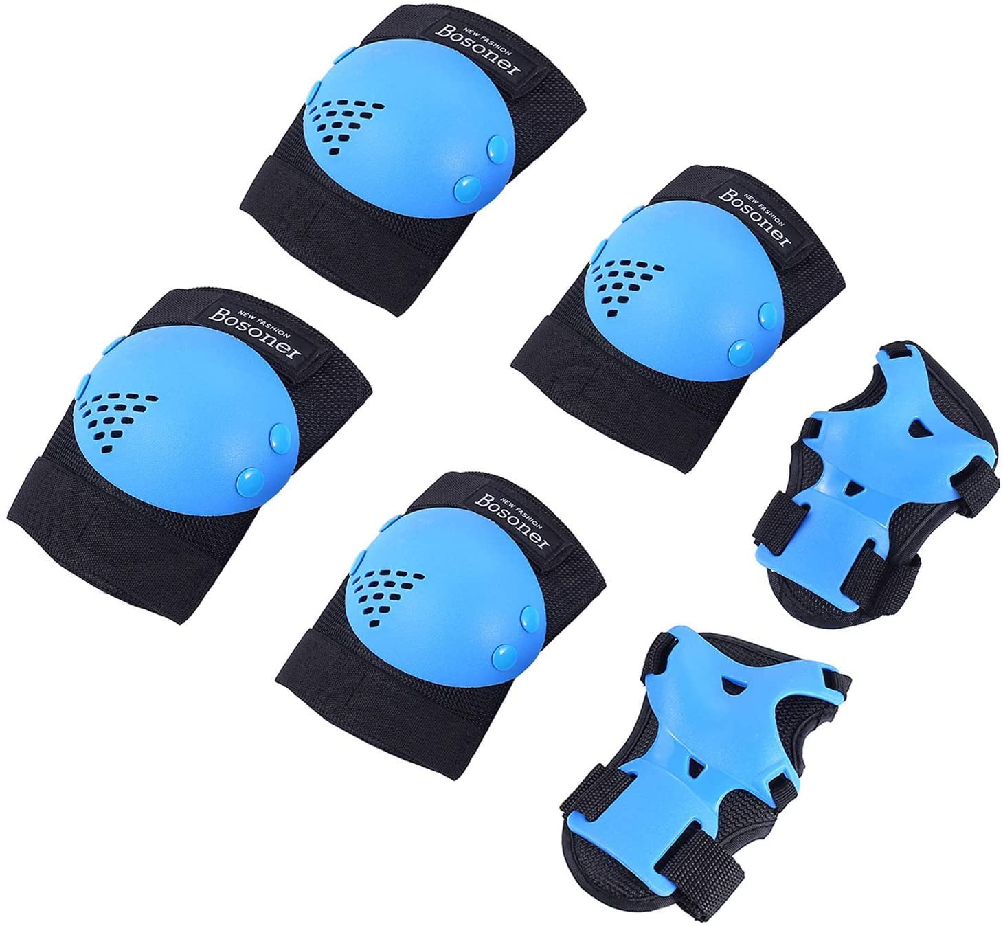 Kids/Youth Protective Gear Set, Kids Knee Pads and Elbow Pads Wrist