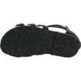 thumbnail image 4 of LITTLE ANGEL DANI-822 Toddler's Strappy Rhinestone Back Zipper Flat Sandal Shoes, Black, 5, 4 of 4