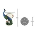 thumbnail image 5 of Design Toscano Staverden Castle Peacock Sculptural Glass-Topped Table, 5 of 5