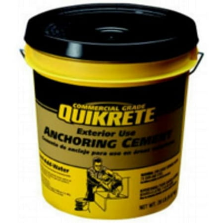 Quikrete 1245-20 Anchoring Cement, Brown/Gray, 20 lb Pail