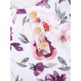 thumbnail image 3 of Gupgi 2 Pcs Baby's Sleeping Bag Set, Floral Cartoon Print Sleeping Pocket, Round Hat, 3 of 9