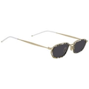 Angle View: Dior Grey Oval Men's Sunglasses DIORSHOCK
