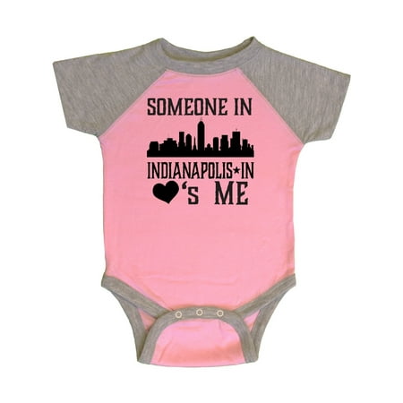 

Inktastic Indianapolis Indiana Skyline Gift Baby Boy or Baby Girl Bodysuit