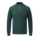 thumbnail image 1 of Gibobby Suéter cuello de tortuga hombre Suéter de cuello alto para hombre, ajuste delgado, casual, tela acanalado(Verde,G), 1 of 2