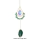 thumbnail image 2 of Wind Chime Crystal Catcher Adornos de piedra natural ámbar Craft (Verde) JShteea Libre de BPA, 2 of 6
