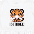 thumbnail image 4 of Inktastic 3rd Birthday Cute Tiger 3 Year Old Girls Toddler Dress, 4 of 5