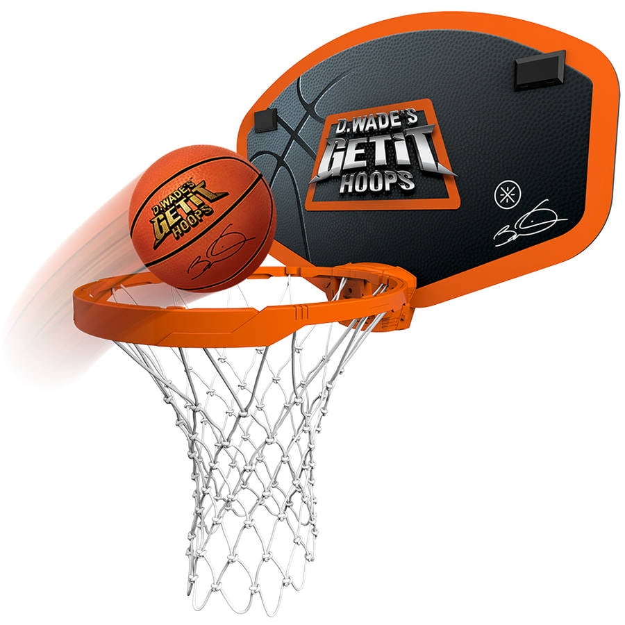 As Seen on TV D. Wade's Get It Hoops Indoor Wireless Mini Basketball Hoop  -New! - Walmart.com