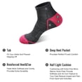 thumbnail image 3 of Women's Wool Blend Ankle Socks, Moisture Wicking, 3 of 5