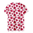 thumbnail image 4 of ZMHEGW Womens T Shirts Trendy Graphic Fashion Casual Top Shirt Short Sleeve Round Neck Printed Elegant Loose Soft Top Blouse Tshirts, 4 of 5