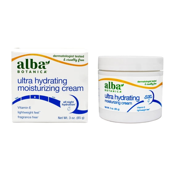Alba Botanica, Crema Humectante Jazmín Vitamina E, 3 onzas