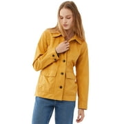 Free Assembly Women's Fatigue Jacket with Cinching