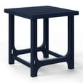 thumbnail image 5 of WestinTrends Outdoor 18" HDPE Square Adirondack Patio Side Table, Navy Blue, 5 of 16