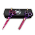 thumbnail image 4 of 6" Salon Hair Cutting Scissors TIJERAS Thinning Barber Shears Razor Kit RAPADA, 4 of 7