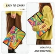 thumbnail image 4 of Organ Folder 14.2 x 0.8 x 10.6 Inches 13 Separate Pockets A4 Size Documents Folder A Sort Storage File Manager For The Home Office Cartoon Green Frog, 4 of 7