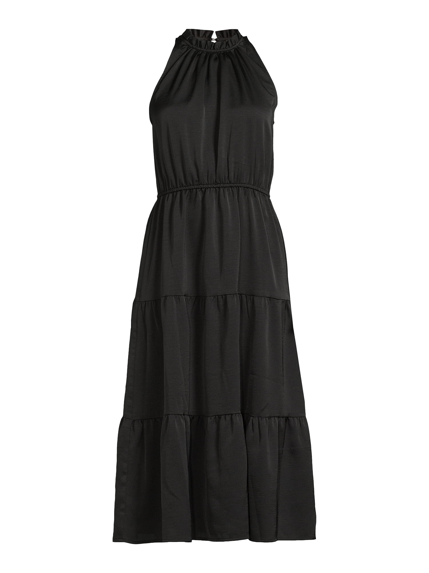 Nine.Eight Women's Satin Halter Midi Dress, Sizes XS-XXXL
