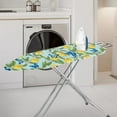 thumbnail image 2 of KUIFORTI Blue Butterfly Ironing Board Cover Standard Size 15"x54",Butterflies Lemon Ironing Board Pad and Cover Polyester Fabric Soft Iron Board Covers with Elastic Edge and Hook and Loop Fasteners, 2 of 6