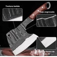 thumbnail image 3 of Cuchillo Xtellar Hacha Cuchillos De Cocina Carnicero Cuchillo Chef Color Negro, 3 of 3