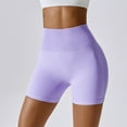 thumbnail image 2 of Gibobby Falda Shorts Mujer Pantalones cortos de yoga de fitness para mujer Pantalones cortos de equitación de de cintura alta Pantalones cortos de levantamiento de cadera de v(Morado, XL), 2 of 5