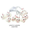 Wook Easter Bunny Led String Lights 10 Lights 1.65M Battery Powered for