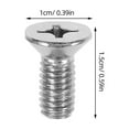 thumbnail image 2 of OFFIGAM 24Ud Tornillos De Fijación Para De Auto En Inoxidable Compatibles Y Resistentes Plata, 2 of 7